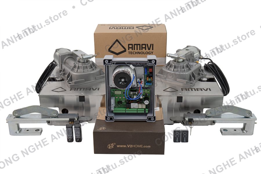 Bộ motor âm sàn AMAVI V2 chính hãng Ý cho cổng 2 cánh — Công Nghệ Anh Tú